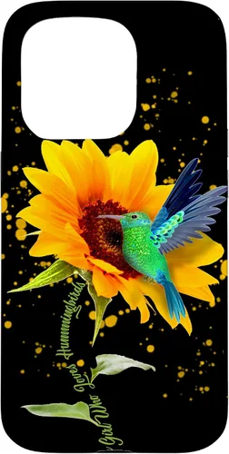 Vista 14 de Just a Girl who Love Hummingbirds Sunflower Bird Cute Flower Case for iPhone 17