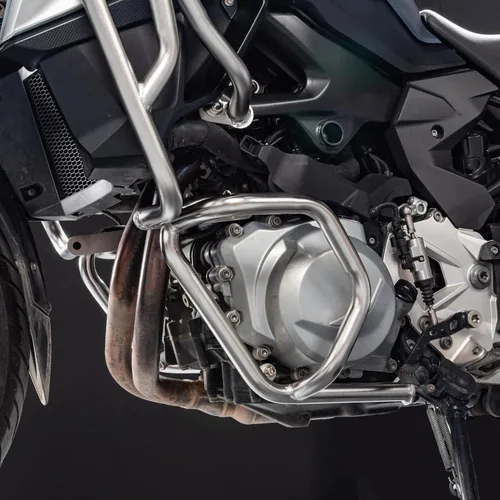Vista 10 de Barra de choque de acero inoxidable para motocicleta y carretera, protección contra caídas compatible con B.M.W F750GS F-750-GS F850GS F-850-GS F