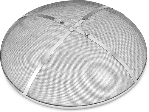 Vista 7 de Good Directions Pantallas de chispa para fogata, 27" de diámetro, acero inoxidable