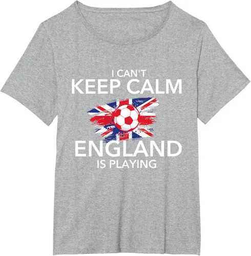 Vista 62 de I Can't Keep Calm England Is Playing - Camiseta para amantes del fútbol, Negro