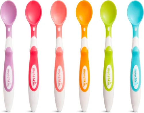 Vista 7 de Cucharas de bebé de punta blanda Munchkin®, sin BPA, paquete de 12