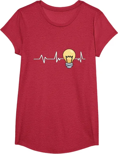 Vista 41 de Bombilla Heartbeat bombilla regalo bombilla bombilla camiseta Negro