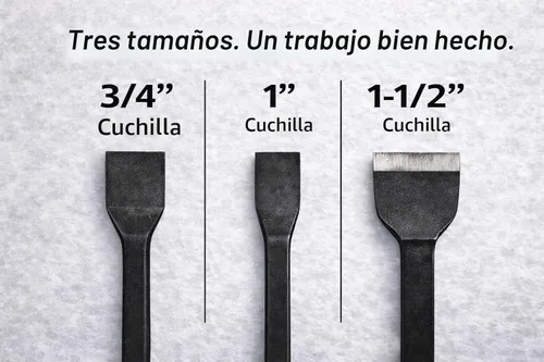 Vista 2 de OEMTOOLS 26501 Juego de herramientas raspadoras de juntas de 3 piezas