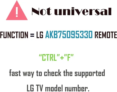 Vista 2 de AKB75095330 - Control remoto de repuesto para lg tv 28LJ400B 32LJ500B 28MT42DF 43LJ5000 43LJ500M 24LH4830 28LJ430B 32LJ500 32LJ500UB 24LJ4430B 840 2
