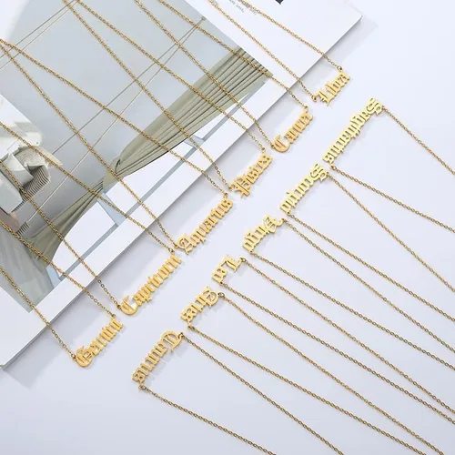 Vista 7 de Shulemin Collares para mujer, joyería de moda, regalo de San Valentín, collar creativo de doce constelaciones, collar de cadena de clavícula, collar