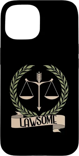 Vista 6 de Lawsome Scales Of Justice Lawyer Law Student Case for iPhone 16