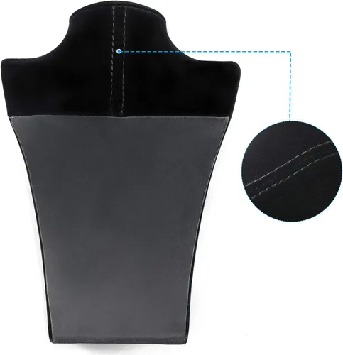 Vista 6 de Polmart Collar Busto, Terciopelo Negro