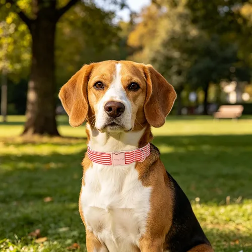 Vista 175 de Aring Pet Collar de algodón, ligero y ajustable, con hebilla de liberación rápida, para perros pequeños, medianos y grandes, para cachorros, S, Hoja
