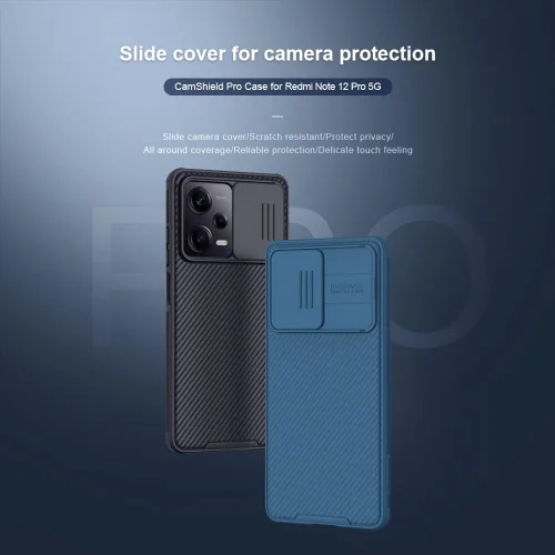 Vista 2 de Para Xiaomi redmi Note 12 Pro 5G Case, Slim Case Funda protectora con protector de cámara Hard PC TPU Thin Phone Case para Redmi Note 12 Pro/Poco X5