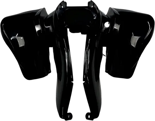 Vista 4 de Plástico para parachoques delantero RedCap ATV Quad para RedCat VX 150cc, Baja 90, Roketa, Yamoto 250cc, 110cc, 125cc (Negro)
