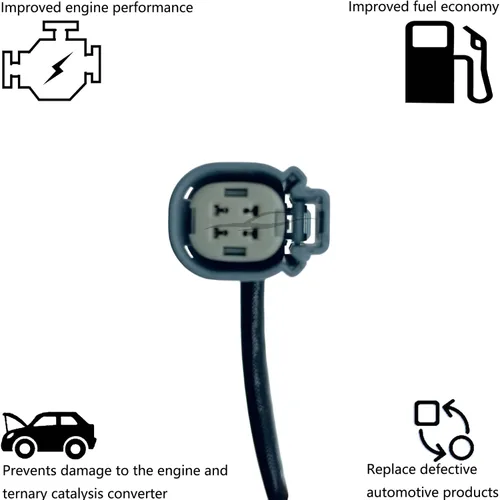 Vista 9 de Dropwater Under Downstream O2 Sensor de oxígeno compatible con Ford C-Max Escape FusIon Transit Connect 2L 2.5L, reemplaza #234-4578 DY1203 Under