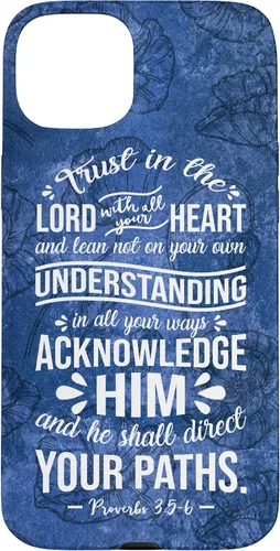 Vista 9 de Trust in Lord with All Your Heart Proverbio 3:5-6 - Carcasa cristiana para iPhone 17