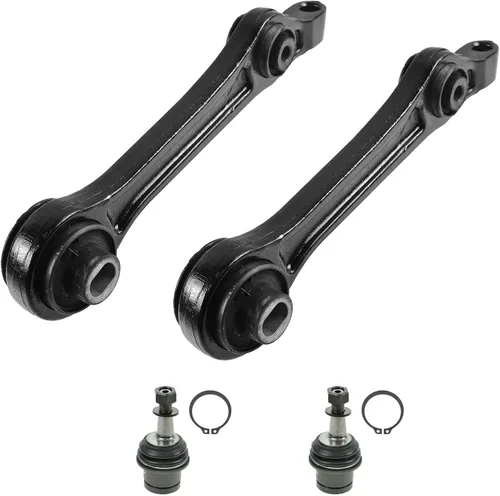 Vista 34 de TRQ Brazo de control superior e inferior del lado del conductor y del pasajero con juego de rótulas compatible con Chevrolet GMC 89-02
