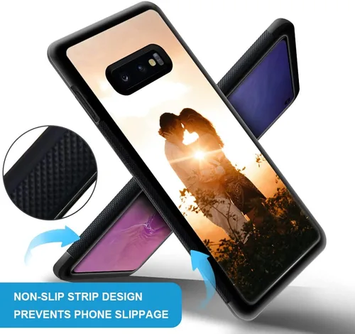 Vista 6 de Funda de teléfono personalizada para Samsung Galaxy S10E Premium Slim a prueba de golpes, funda protectora personalizada para hacer tus propias