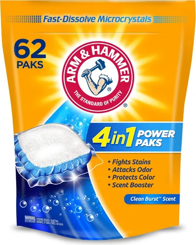 Vista 11 de Arm & Hammer Paquetes de detergente 4 en 1, fresco, 58 unidades (paquete de 4)