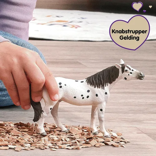 Vista 3 de Schleich Horse Club - Knabstrupper Gelding Figura de juguete - Niños 5+