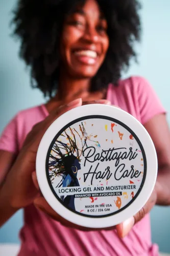 Vista 4 de Rastta Locs - Gel de bloqueo de base de agua e hidratante para cabello para rastas con aceite de aguacate para rastas, retwist, trenzas, peinado