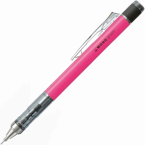 Vista 2 de Tombow - Portaminas, monografía, 0.5 mm, azul neón (DPA-134B)