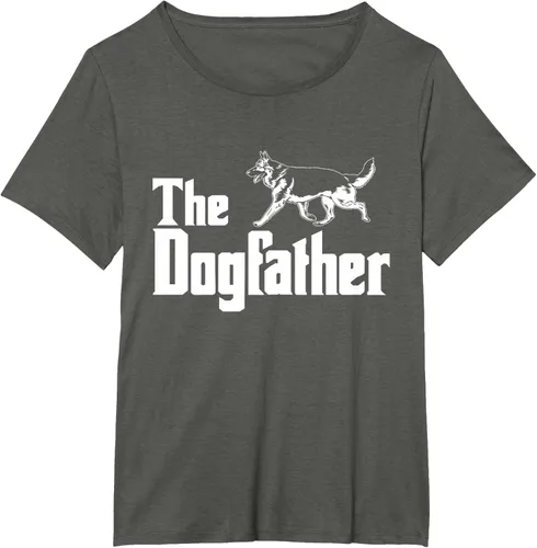 Vista 43 de The Dogfather Pastor Alemán - Camiseta de regalo divertida, Negro, S