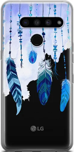 Vista 11 de Mertak Clear Phone Case Compatible with LG Stylo 6 5 4 K61 K51S K41S K30 K20 Q70 Q60 Mountains Silicone Protective Girls Tribal Slim Cover Design