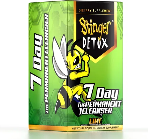 Vista 3 de Stinger Detox Bebida permanente de 7 días, sabor a lima, 8 onzas líquidas