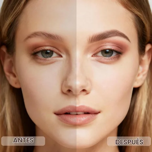 Vista 3 de [Paquete de 2]Lápiz de cejas, resistente al agua, maquillaje de cejas con dos extremos, kit profesional de mejora de cejas con cepillo para cejas