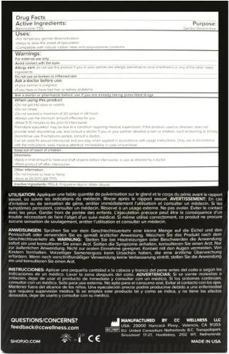 Vista 2 de JO Prolonger Delay Spray - Spray de benzocaína al 7.5% para hombres, control de clímax de acción rápida y resistencia, 2 onzas líquidas