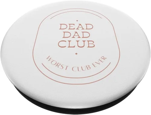 Vista 2 de Dead Dad Club Oval Verano 2023 (en rosa) PopSockets PopGrip intercambiables