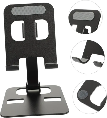 Vista 3 de Soporte de teléfono plegable para escritorio Soporte ajustable Multi-ángulo Rack