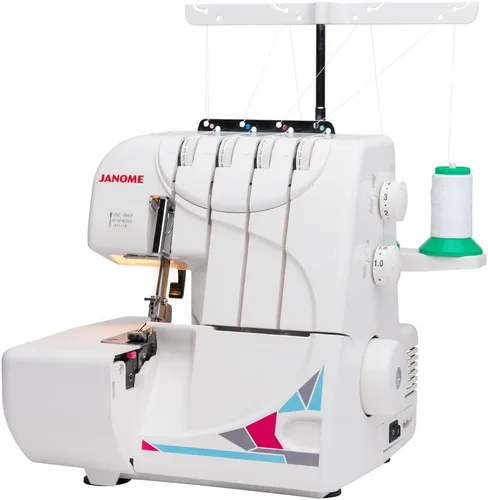 Vista 9 de Janome MOD-8933 Serger con Roscado Lay-In, 3 y 4 Roscas Convertible con Alimentación Diferencial
