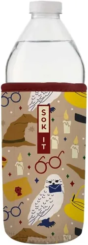Vista 119 de Sok It BotlSok Funda para botella de agua con cubierta de neopreno aislante (Floral abstracto, se ajusta a CamelBak o Nalgene de 12 onzas)