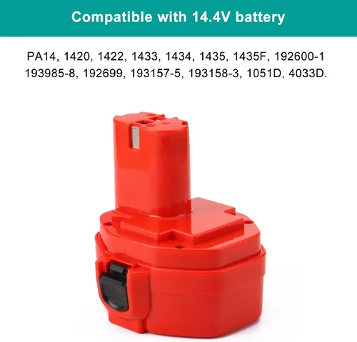 Vista 5 de CREABEST Paquete de 2 baterías de 3.5Ah Ni-MH 14.4V compatibles con 1434 1420 1422 1433 PA14 1435 1435F 192600-1 193985-8 192699 193157-5 193158-3