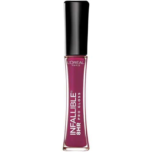 Vista 29 de L'Oreal Paris Makeup Infallible - Brillo labial hidratante de 8 horas, pétalo nude, 0.21 onzas líquidas Pétalo Desnudo