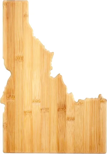 Vista 49 de Tabla para cortar y servir modelo Alabama de Totally Bamboo, de bambú 100%, para cocina y entretenimiento, Alabama, Marrón