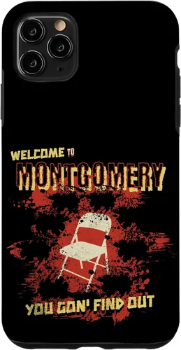 Vista 11 de iPhone 14 Bienvenido a Montgomery White Chair Funny Battle of Montgomery Case