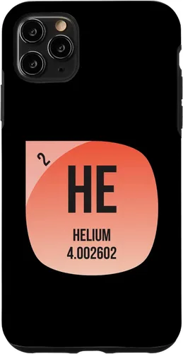Vista 4 de Funda de helio para iPhone 12 mini elemento químico