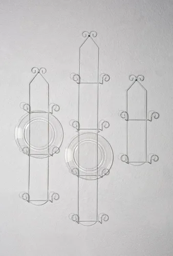 Vista 2 de Tripar Estante vertical de 3 niveles para platos coleccionables, placas, platos y porcelana