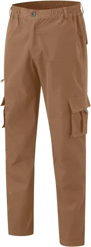 Vista 5 de Pantalones cargo para hombre, pantalones de secado rápido, pantalones de yoga ligeros para playa, para ejercicio, fitness, overol, pantalones