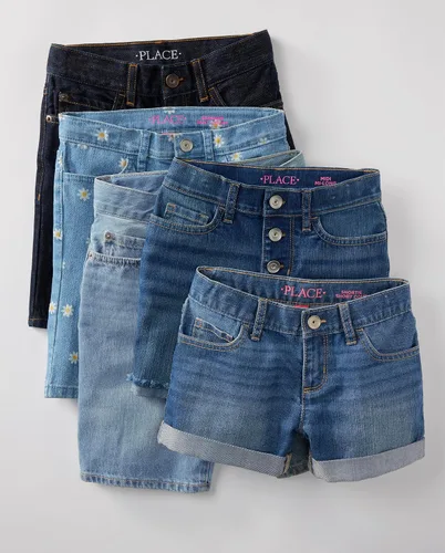 Vista 5 de Denim Shortie Shorts