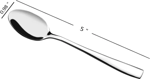 Vista 2 de Kekow Mini cucharas de café de 12 piezas/cuchara de expreso, 5.04 pulgadas