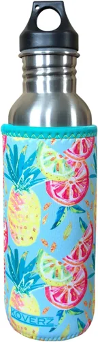Vista 59 de Funda de neopreno para botella de agua Koverz, funda de neopreno, se ajusta a botellas de agua de 24-30 oz, lavable y reutilizable, tamaño grande