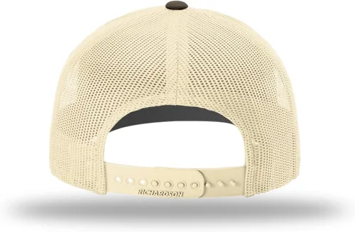 Vista 4 de Richardson 112 Gorra Trucker - Gorra de Béisbol Premium en Blanco, Gorra Ajustable Snapback - Gorras Richardson en Blanco Estructuradas de Seis
