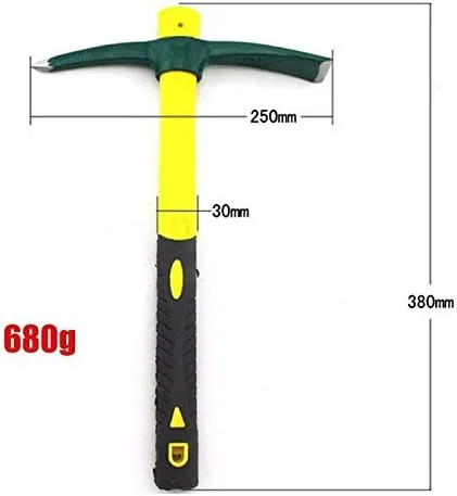 Vista 3 de Mango de fibra de vidrio para acampar al aire libre Herramientas de tamaño pequeño Pickaxe