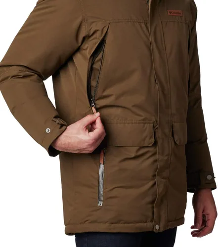 Vista 8 de Columbia South Canyon - Parka larga de plumón para hombre, impermeable y transpirable