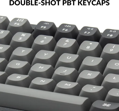 Vista 5 de Keychron Q6 - Versión de perilla de teclado mecánico con cable tamaño completo macro programable QMKVIA con interruptor Gateron G Pro marrón doble