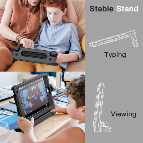 Vista 6 de JETech Funda para niños para iPad mini 5/4/3/2/1 (7.9 pulgadas, modelo 2019/2015/2014/2013/2012) con protector de pantalla incorporado, funda