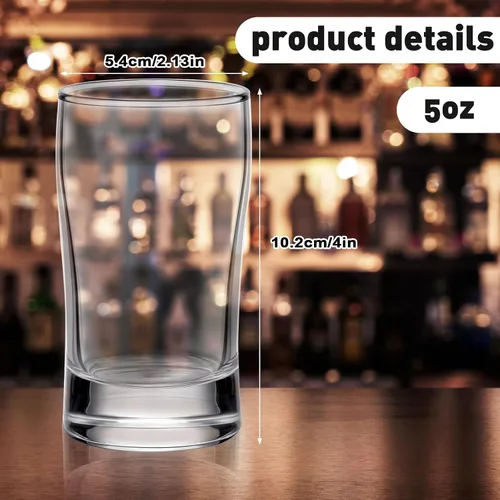 Vista 2 de Bokon Vasos de vuelo de cerveza, pequeña taza de degustación transparente