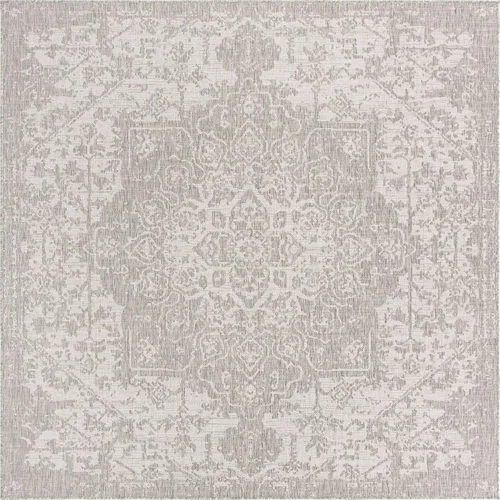 Vista 73 de Unique Loom Jill Zarin Jill Zarin Outdoor Collection - Alfombra Dubái (3 pies 3 pulgadas, redonda, rosa y aguamarina/azul claro)