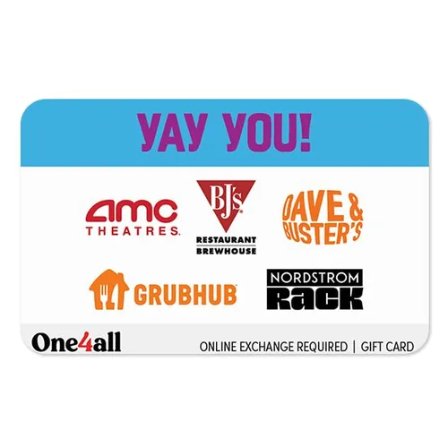 Vista 4 de Multi-Brand Choice Cards Tarjeta de regalo electrónica Yay You Yay You, Digital Delivery