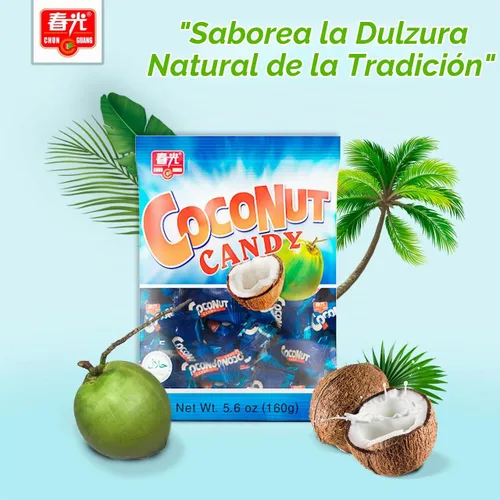 Vista 2 de Chun Guang Caramelo de coco, 5.6 onzas (paquete de 3)